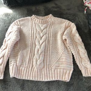 pink sweater